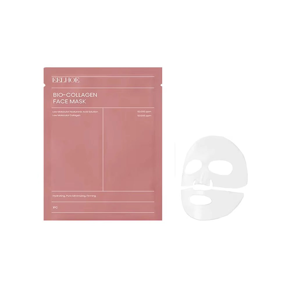 1/4Pcs Bio Collagen Face Mask Deep Hydrating Shrink Pores Moisturizing Refreshing Brightening Face Overnight Mask Skin Care