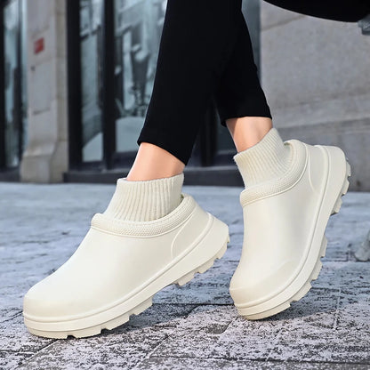 Cotton Shoes Home Slippers EVA Slippers for Men Indoor Women'S Casual Flat Shoes Cotton Slippers Indoor Home Non-Slip Thick Sole